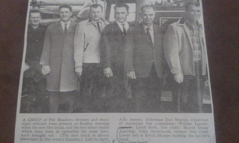 John In The Paper As Fire Chief