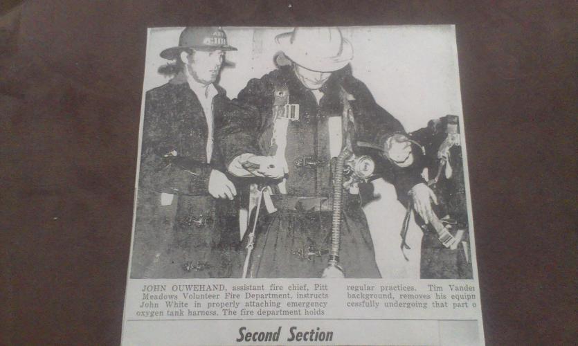 John In The Paper As Fire Chief