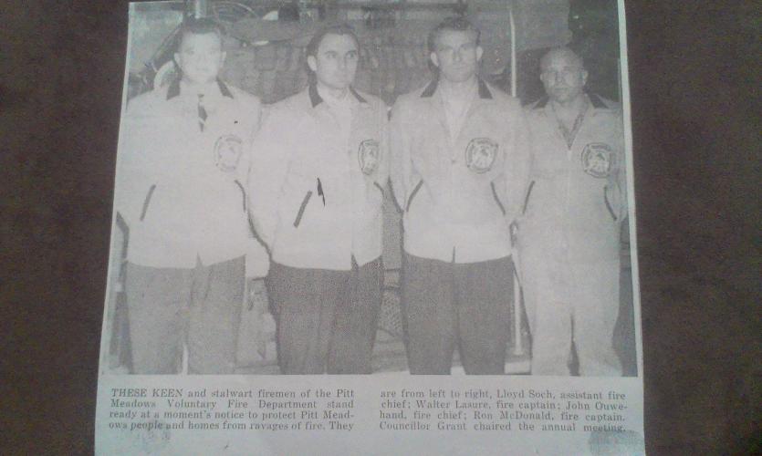 John In The Paper As Fire Chief