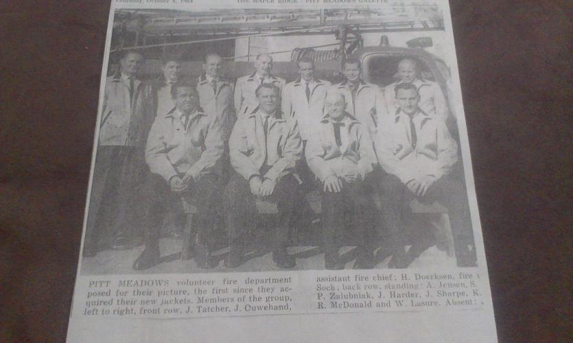 John In The Paper As Fire Chief