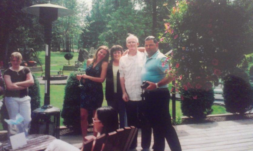 John With His Son Lance And His Wife Elizabeth And His Friend Gail